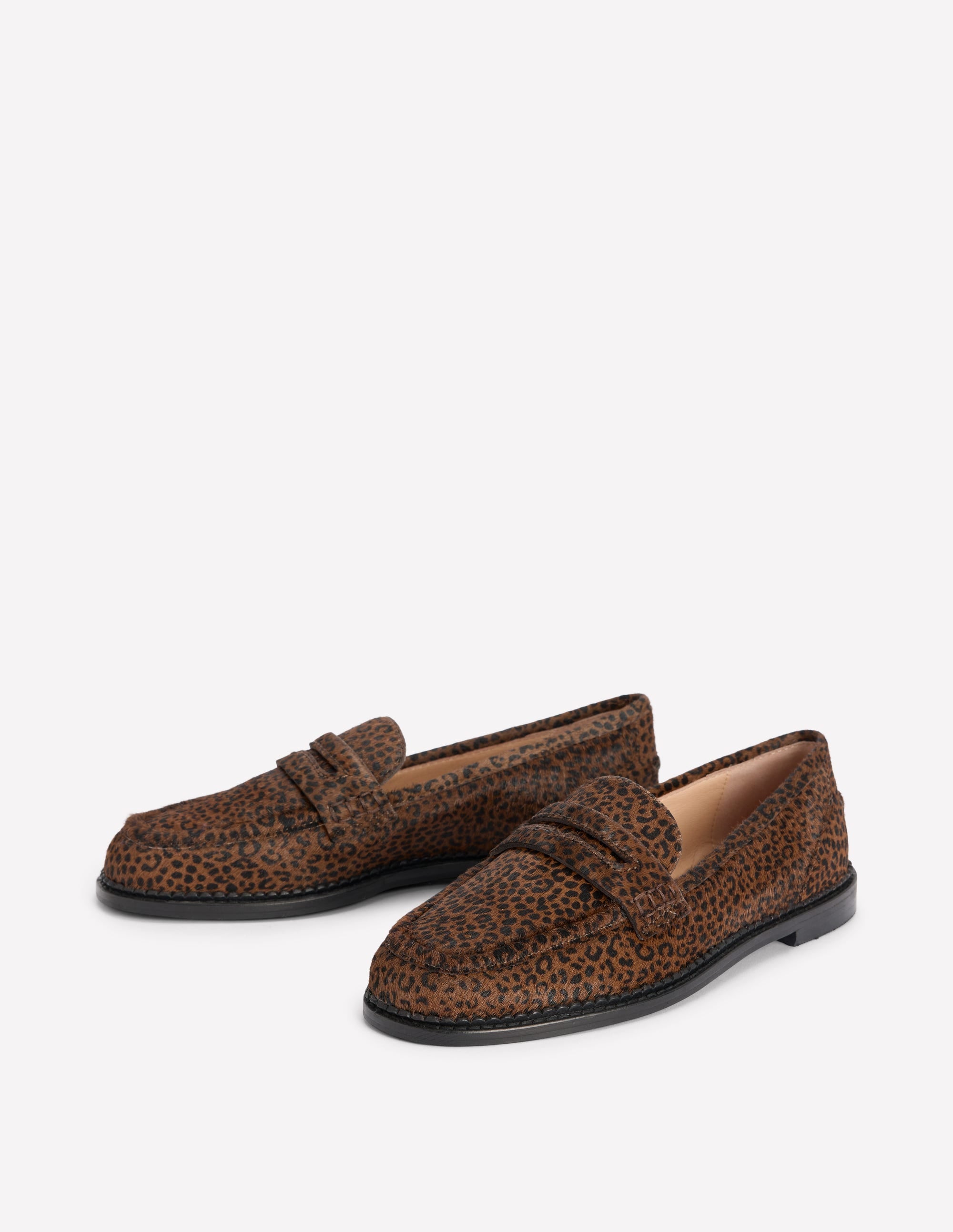 Nya Penny Loafers-Mini Leopard