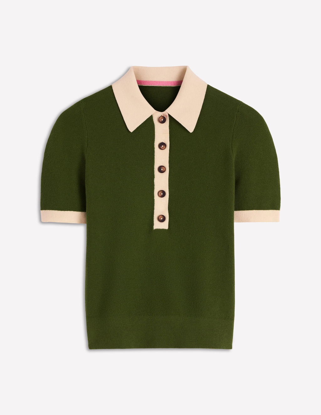 Grace Colour Block T-Shirt-Promenade Green