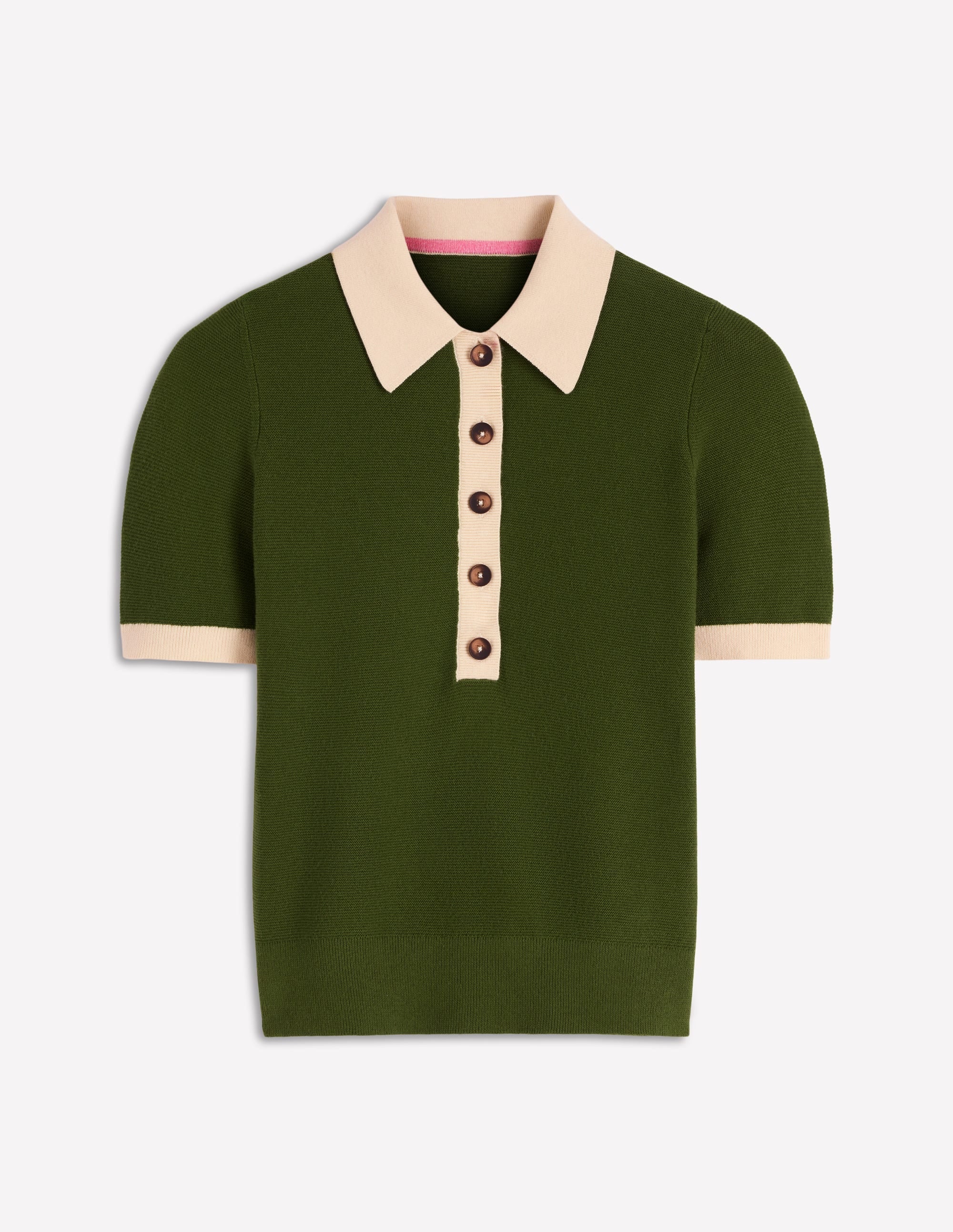 Grace Colour Block T-Shirt-Promenade Green