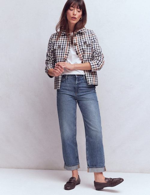 Mid Rise Relaxed Jeans-Mid Vintage