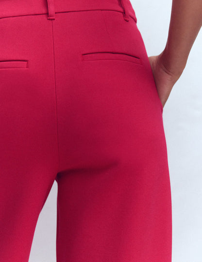 Belgravia Ponte Pants-Pomegranate
