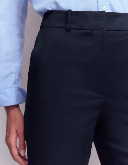 Canonbury Cotton 7/8 Pants-Navy