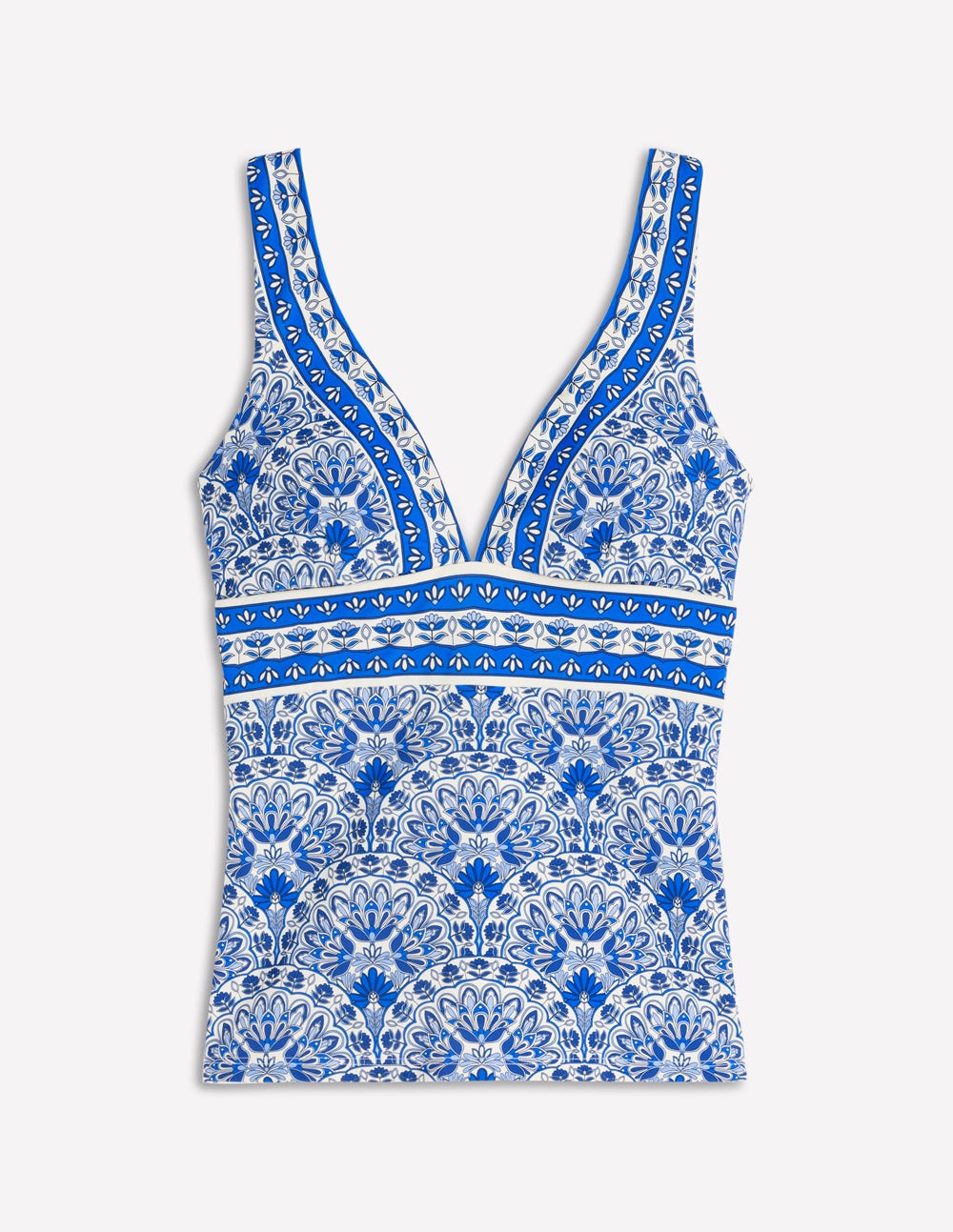 Porto Tankini Top-Blue, Elaborate Terrace