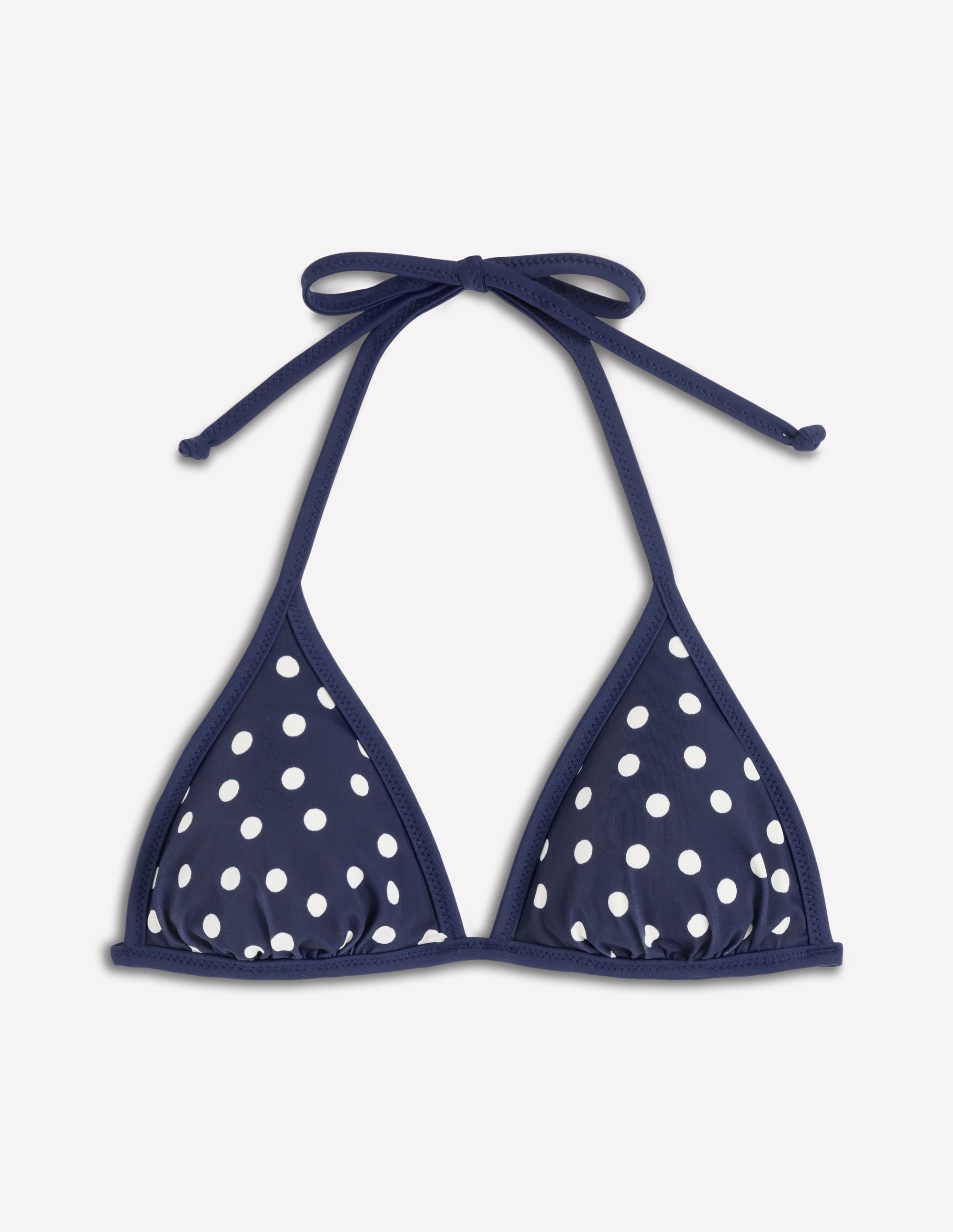 Symi Reversible Bikini Top-Navy, Stipe & Dot