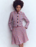 Lisburn Patch Pocket Jacket-Pink Textured