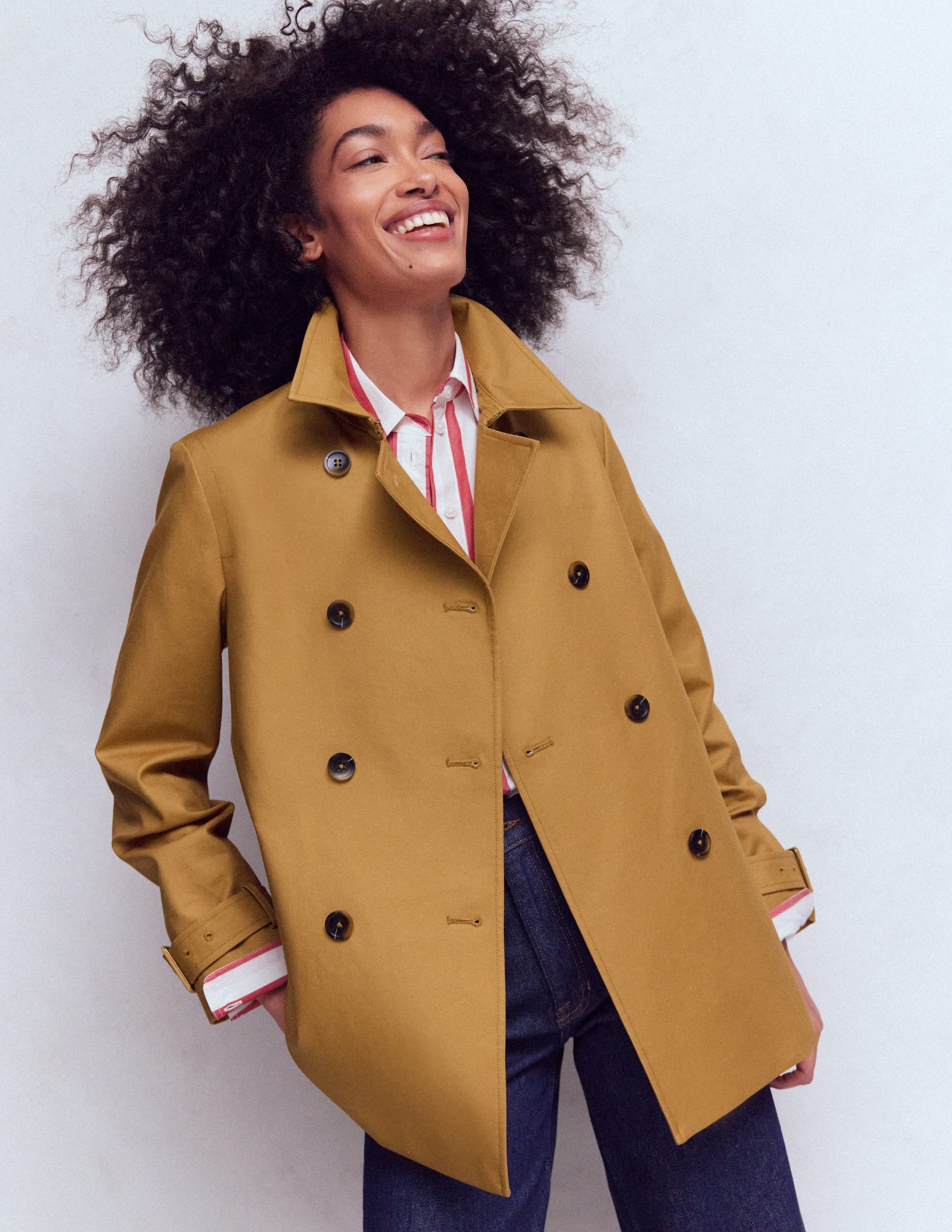 Heart Swing Trench-Hazelnut Brown
