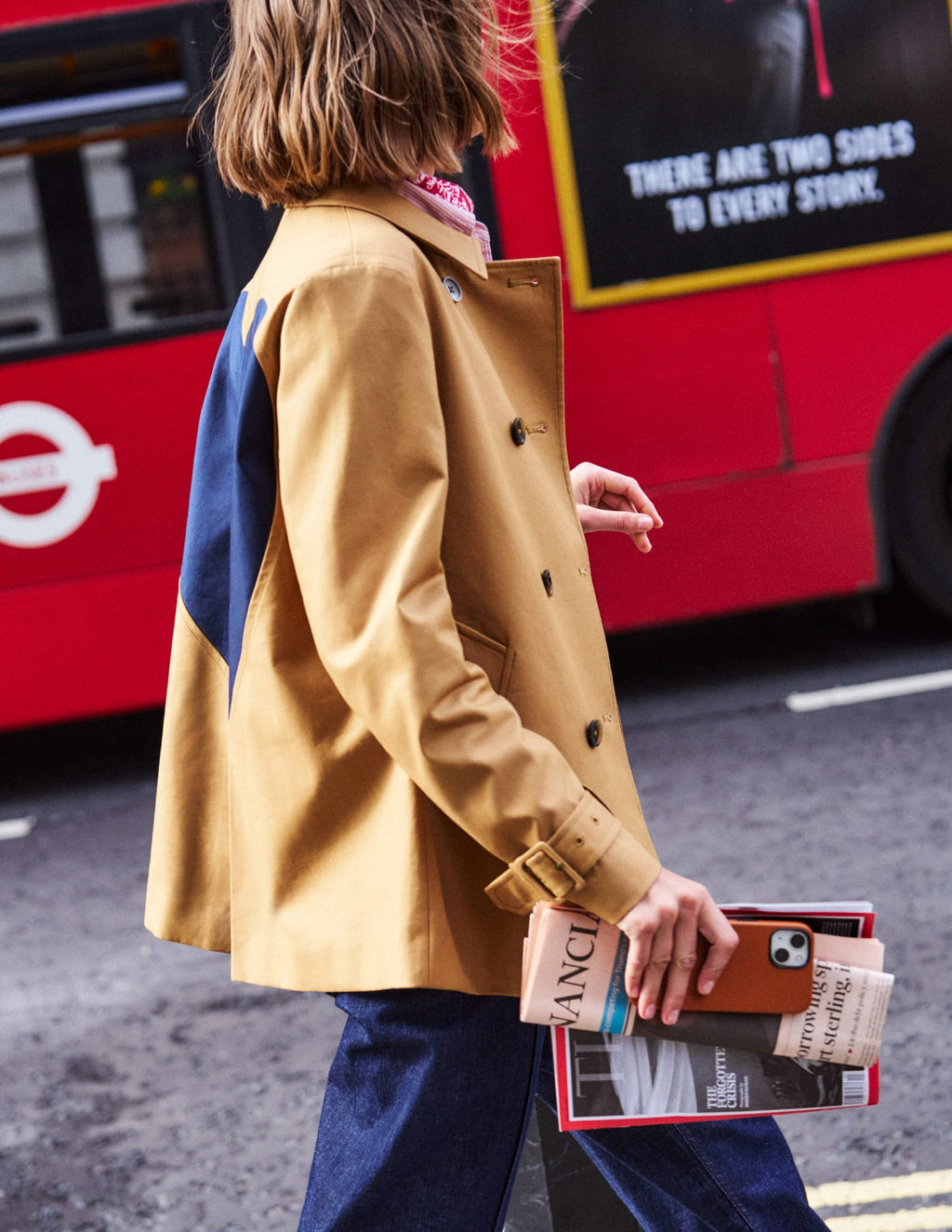 Heart Swing Trench-Hazelnut Brown