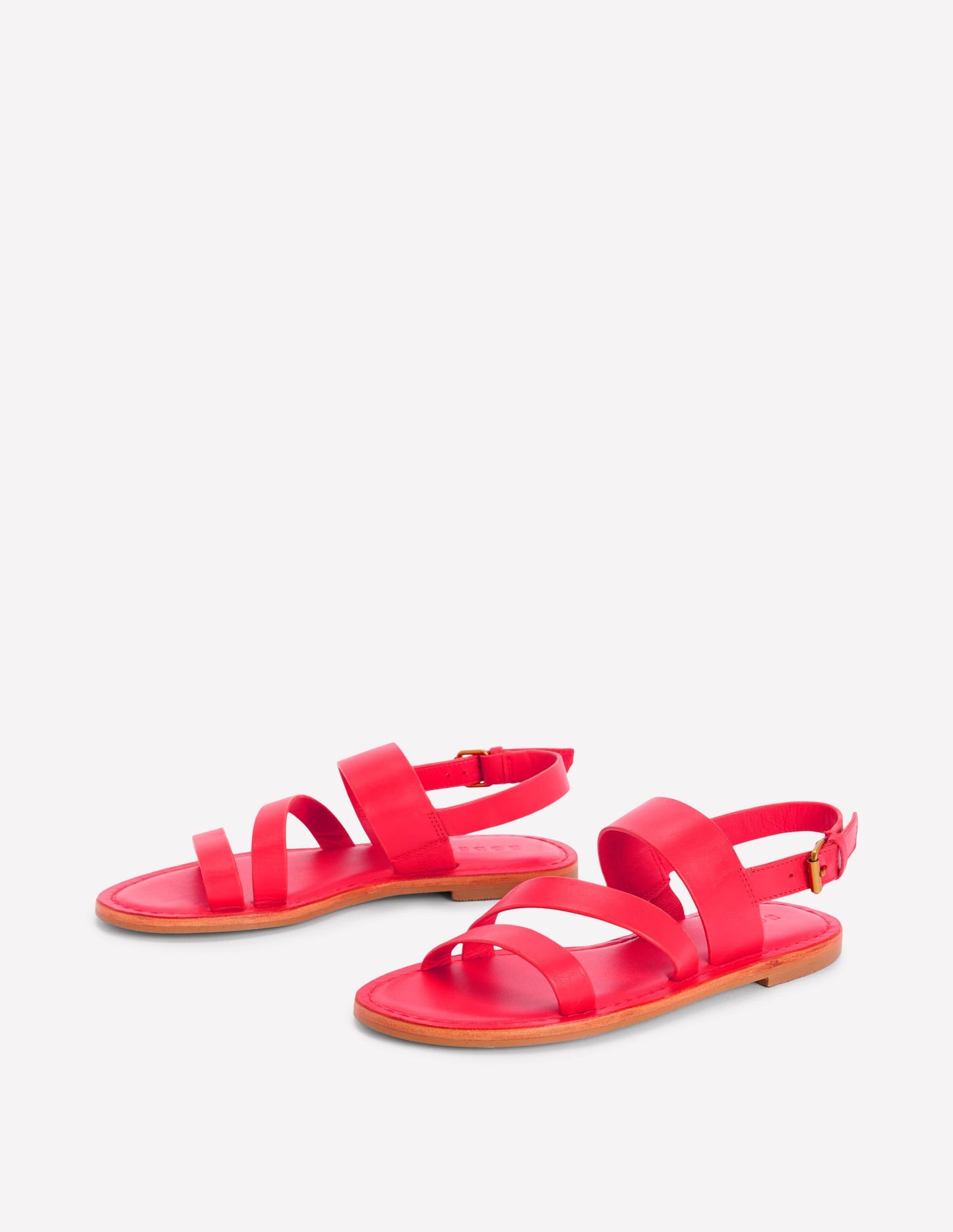 Asymmetric Sandal-Red
