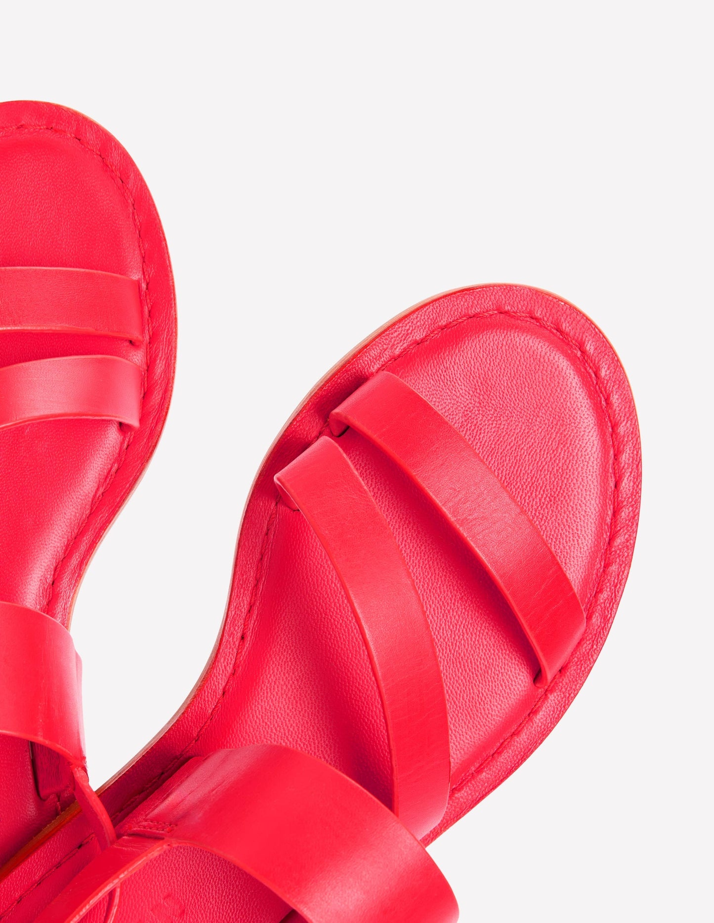 Asymmetric Sandal-Red