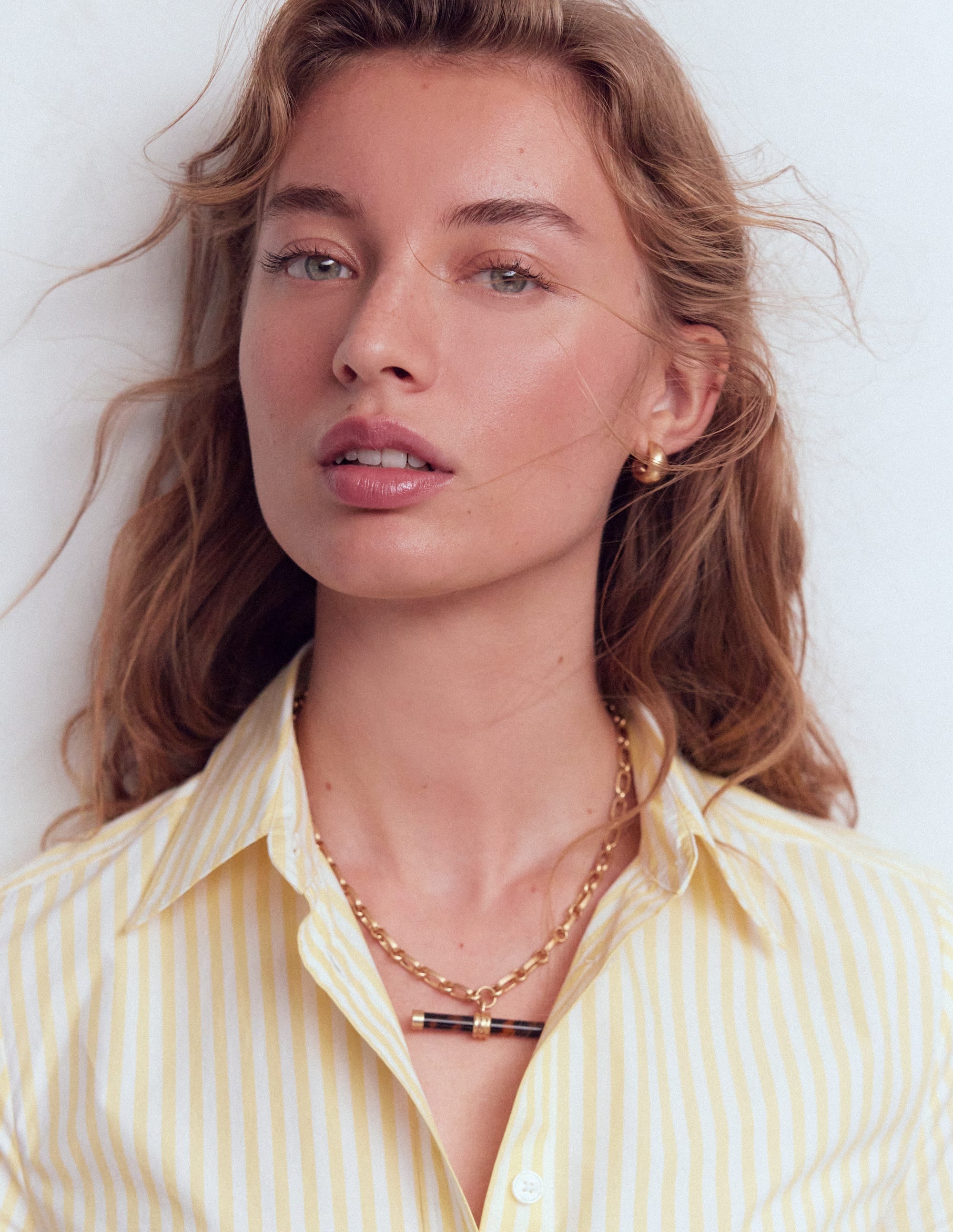 Resin Interest T-bar Necklace-Classic Tort