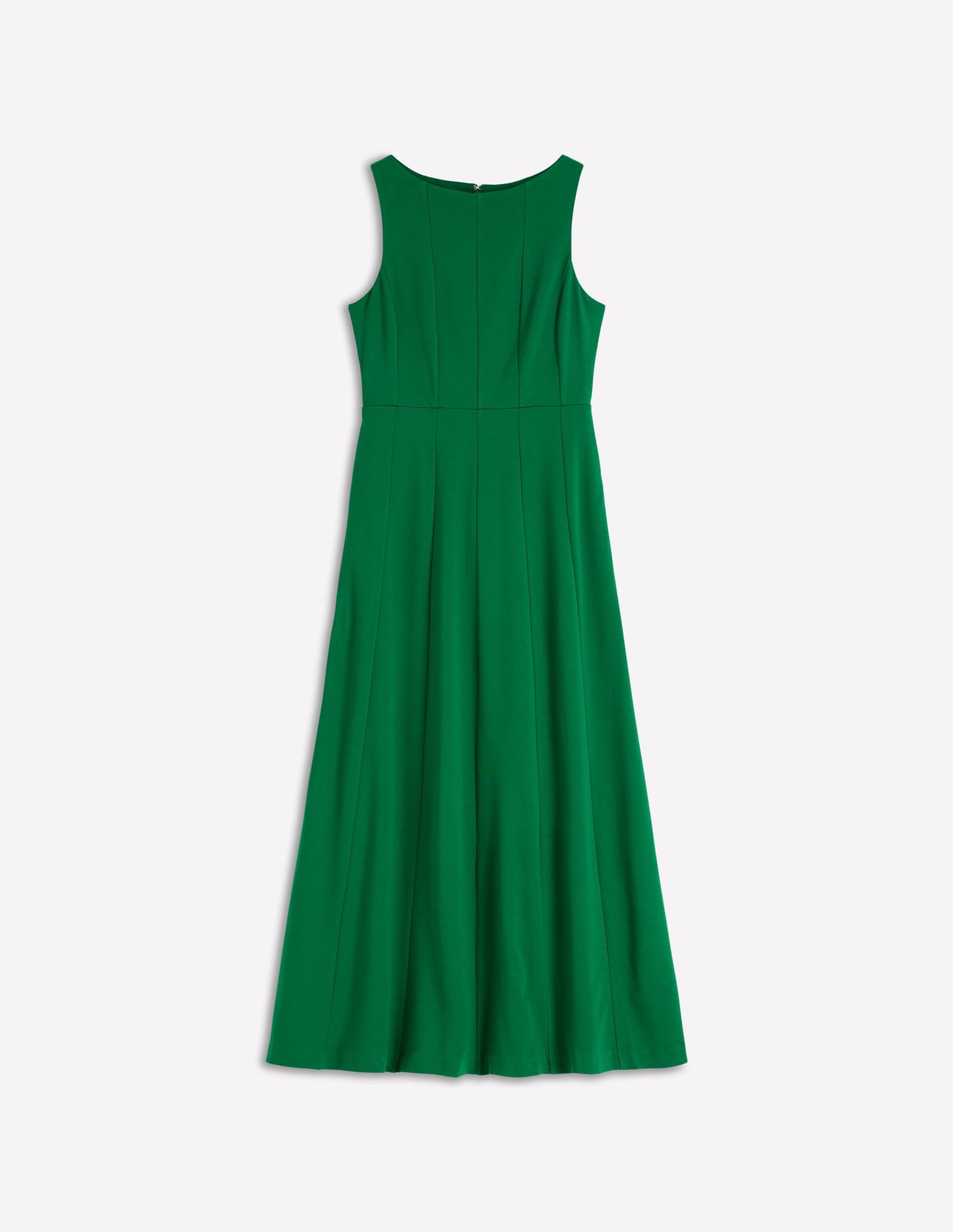 Sleeveless Ponte Midi Dress-Fresh Green