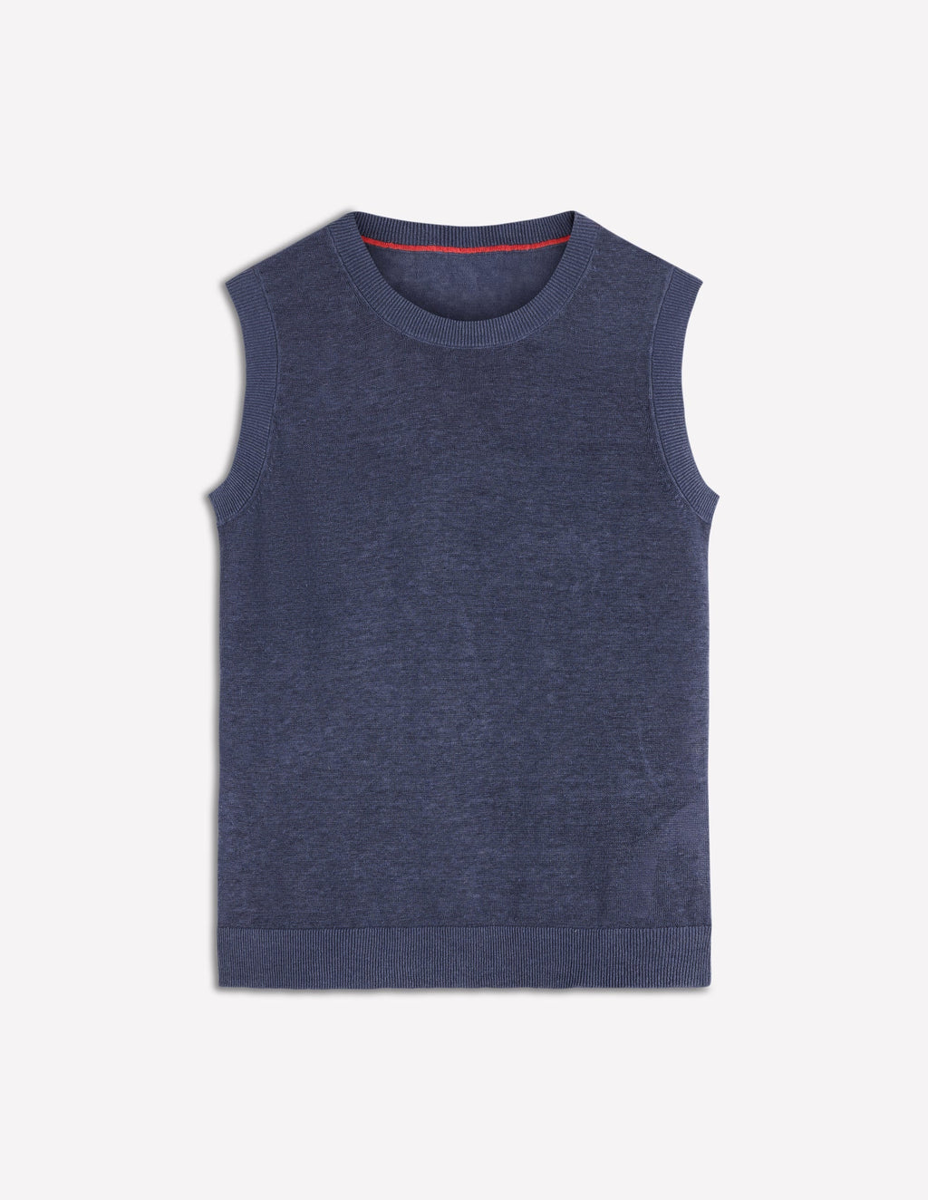 Agnes Linen Tank-Blue