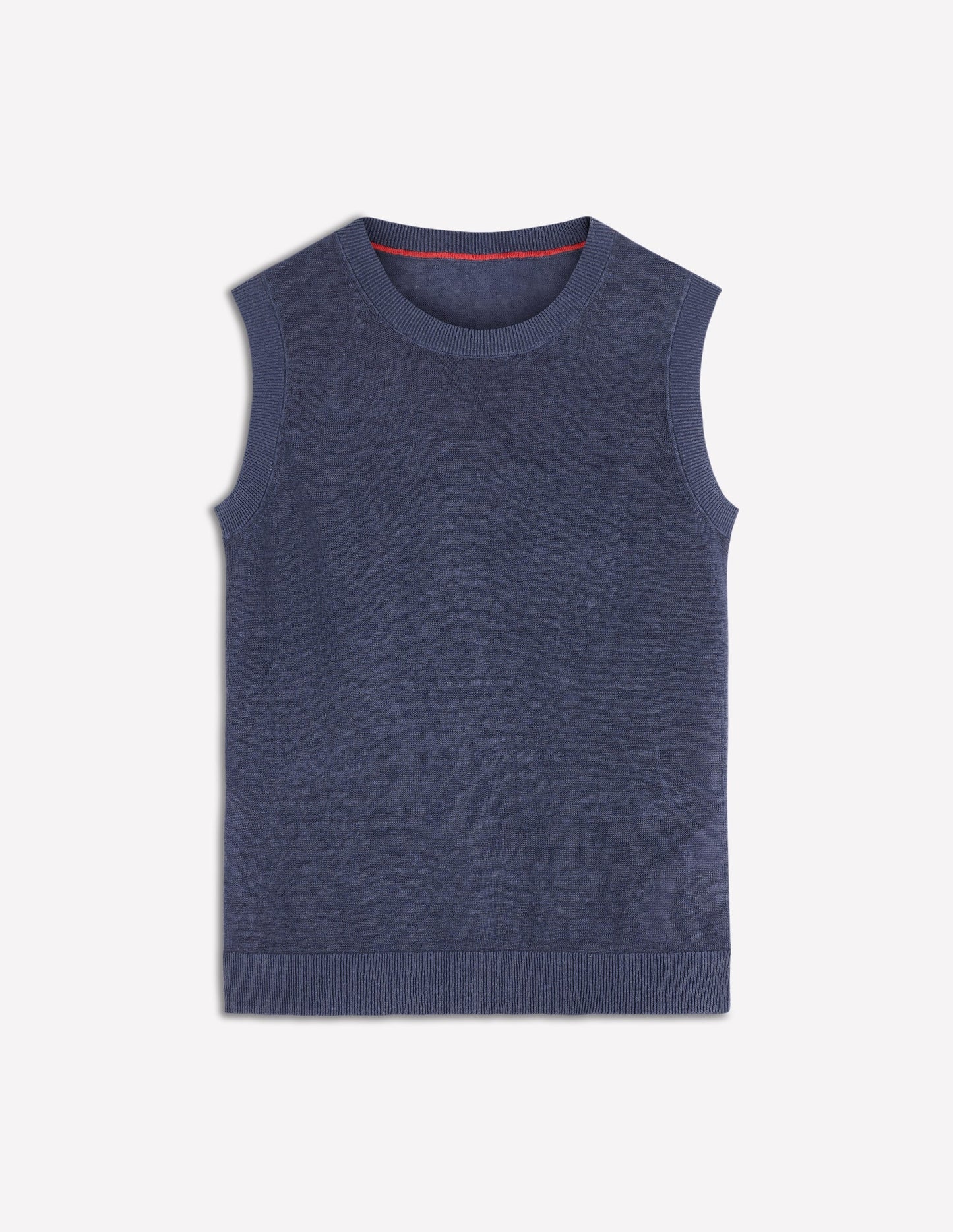 Agnes Linen Tank-Blue