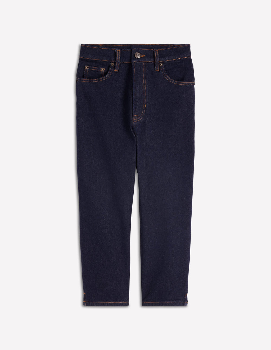 5-pocket Capri Jeans-Indigo