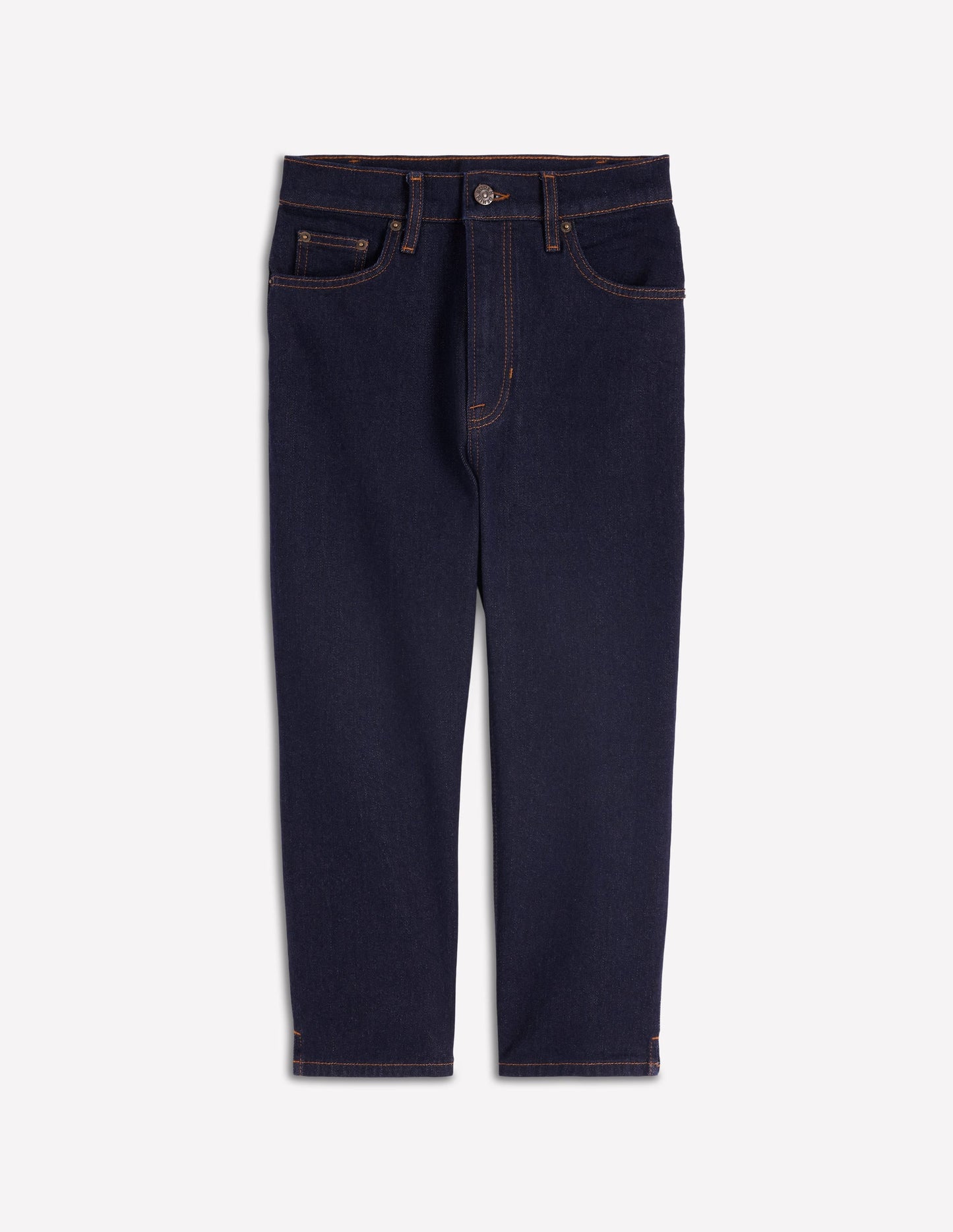5-pocket Capri Jeans-Indigo