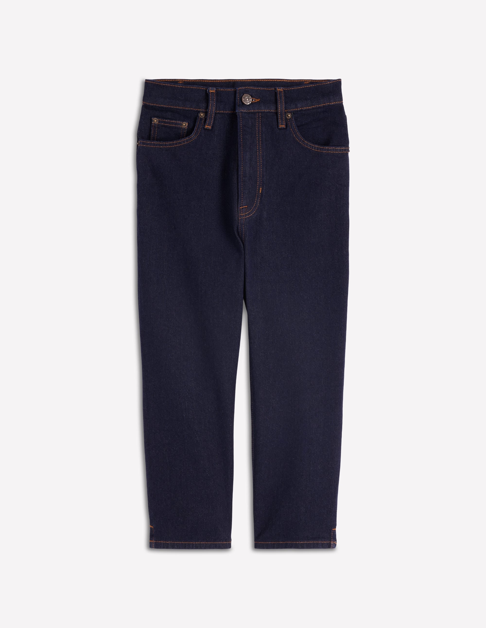 5-pocket Capri Jeans-Indigo