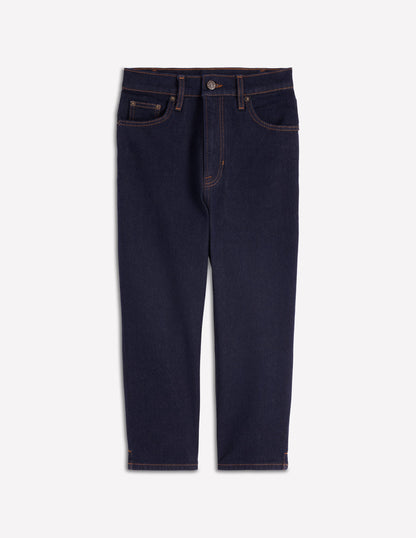 5-pocket Capri Jeans-Indigo