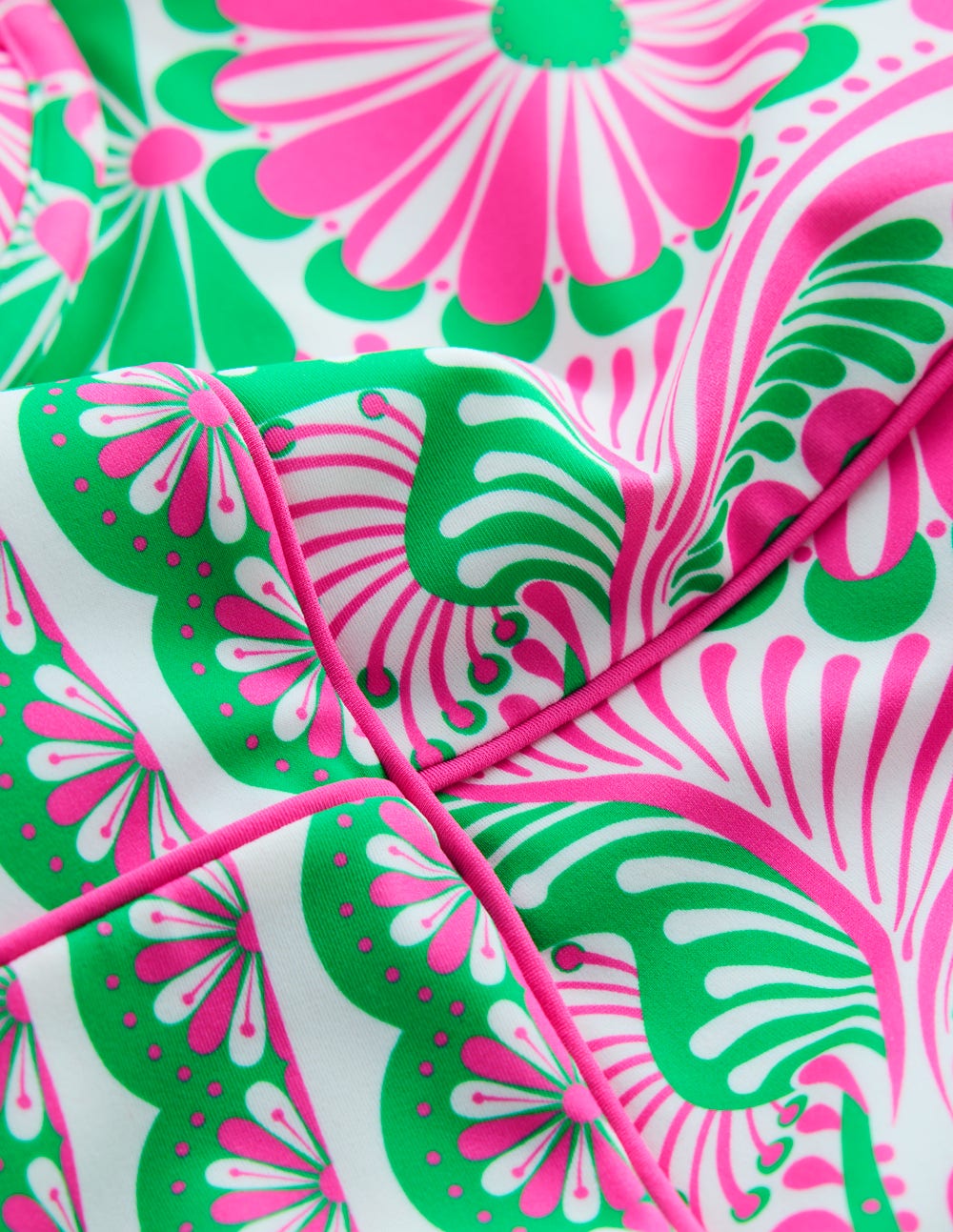 Rhodes Cup Sized Swimsuit-Pink, Euphoric Gardens
