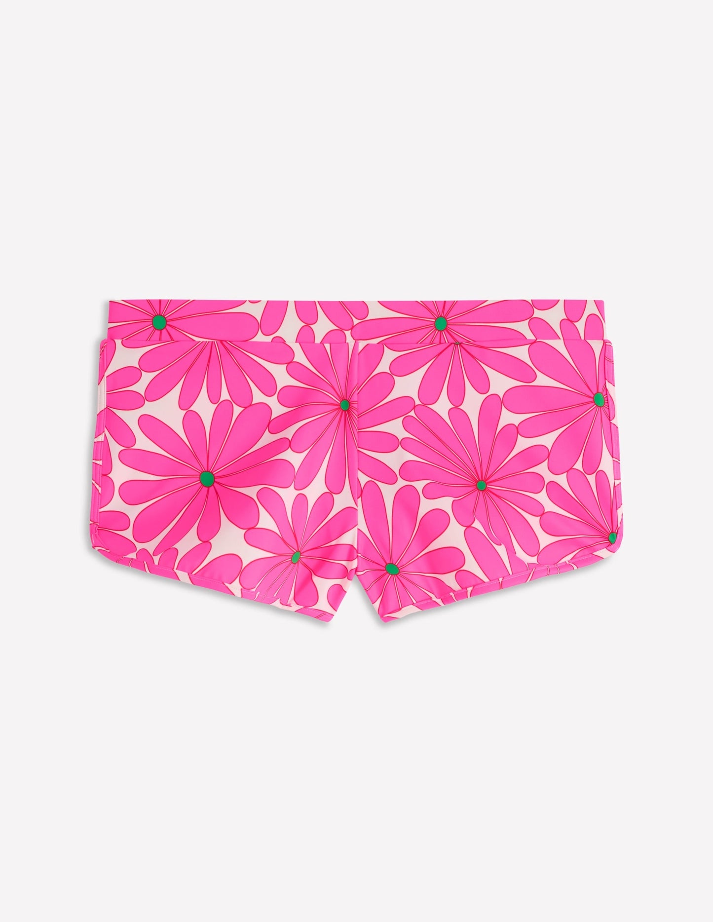 Rash Guard Swim Shorts-Sangria Sunset, Daisy Blossom