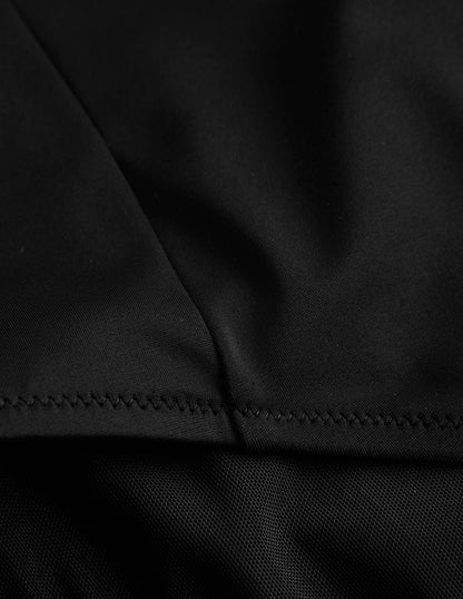 Strap Detail Swimsuit-Black