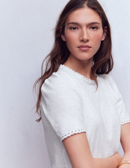 Ali Trim T-shirt-White