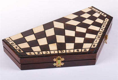 3 Player Medium Wood Chess Set - Chess Set - Chess-House