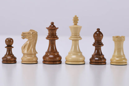 3" Wooden Magnetic Chess Pieces - Chess Set - Chess-House