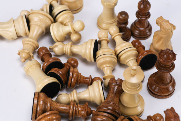 3" Wooden Magnetic Chess Pieces - Chess Set - Chess-House