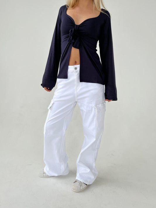Clara cargo pants - Off white