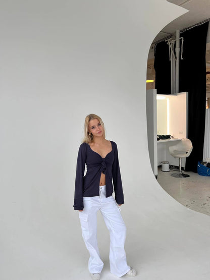 Clara cargo pants - Off white