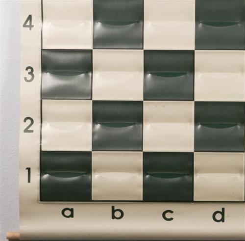 36" Roll-up Vinyl Demo Board With Pieces - Chess Set - Chess-House