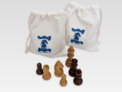 3.75" Weighted Wooden Chess Pieces - Piece - Chess-House
