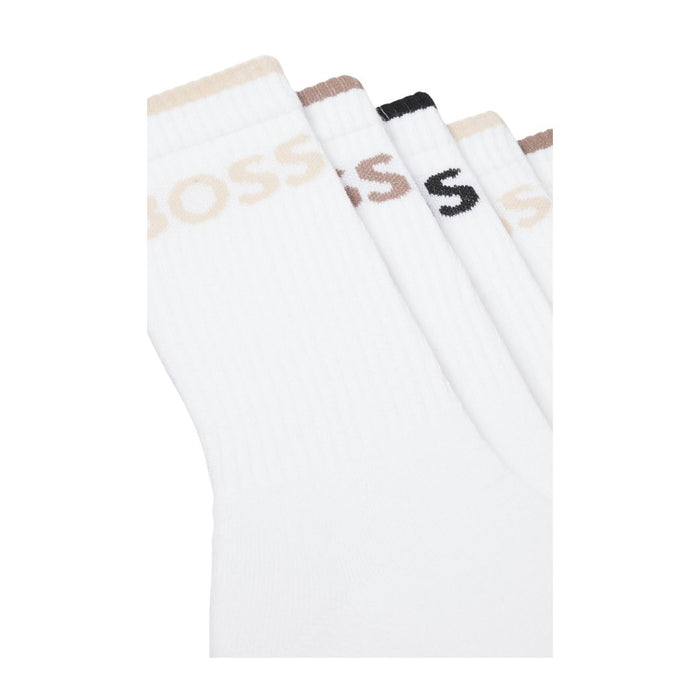 6 Pack Ribbed Short Socks 50510168