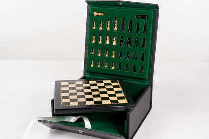 8" Play-Keeper Magnetic Chess Set - Ebonized - Chess Set - Chess-House