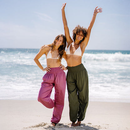Olive Harem Pants