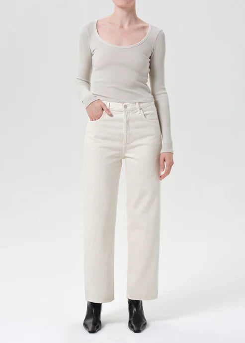 Ren Wide Leg in Brown Rice
