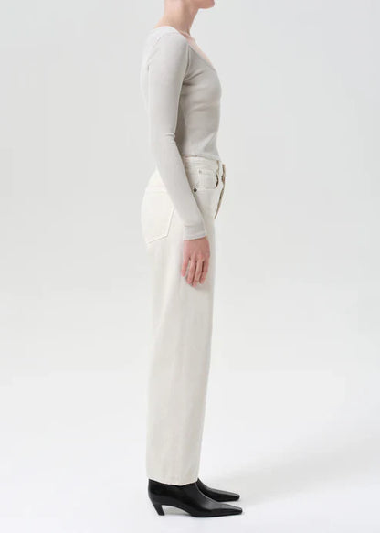 Ren Wide Leg in Brown Rice