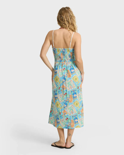 Palm Grove Midi Dress