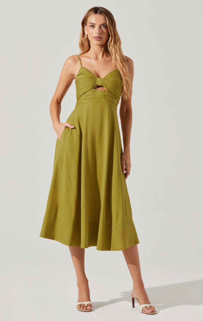 ASTR Celina Midi Dress
