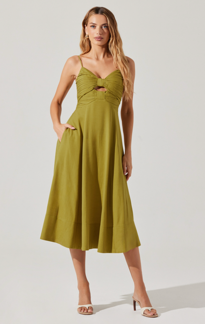 ASTR Celina Midi Dress