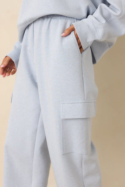 Track Record Light Heather Blue Jogger Sweatpants