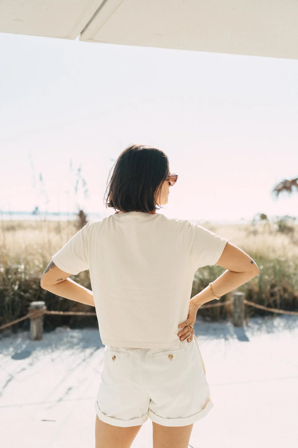 Casa Costera Pez Crop Tee