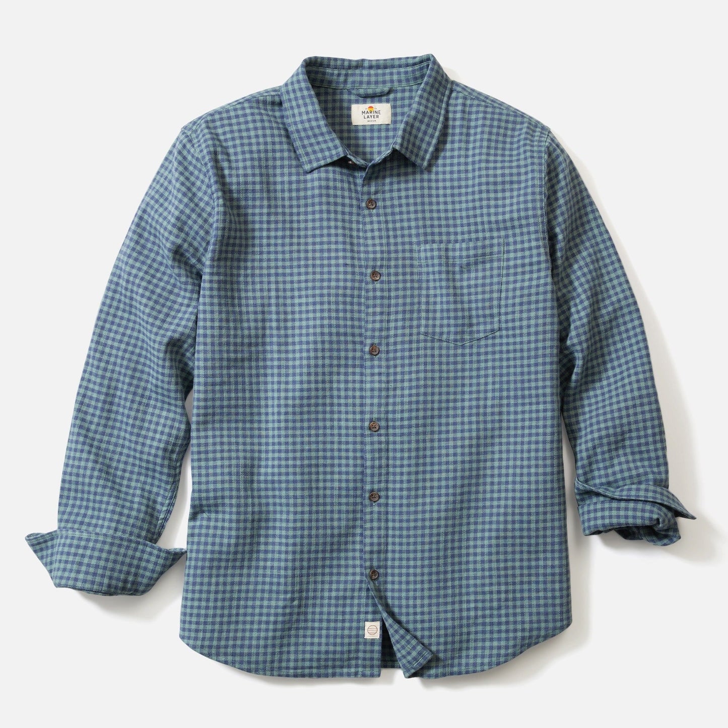 Marine Layer Classic Stretch Selvage Long Sleeve Shirt
