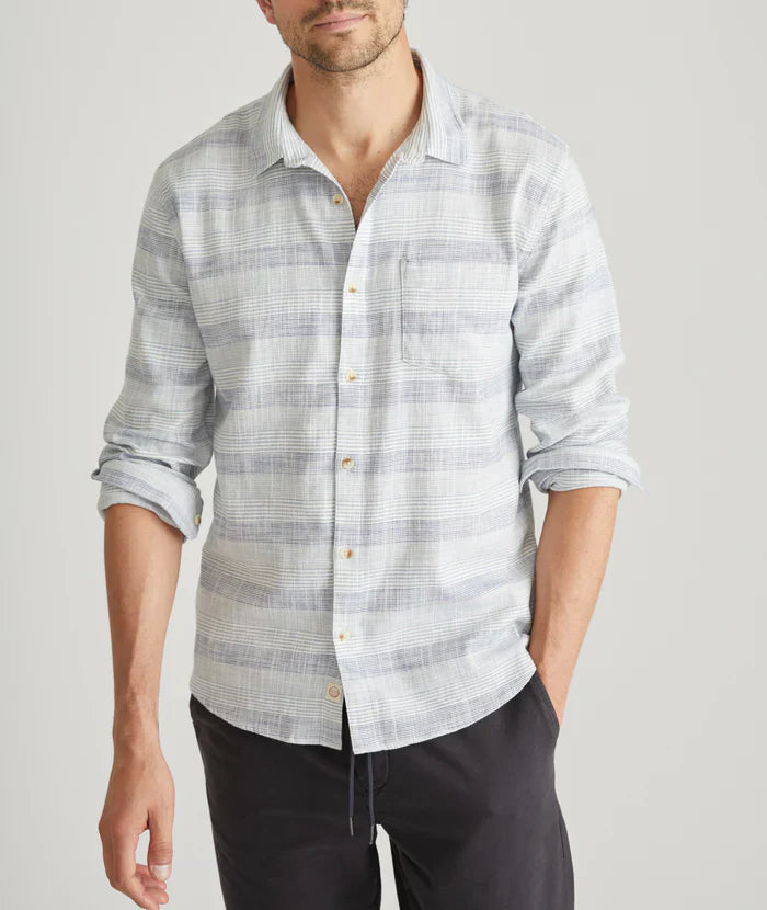 Marine Layer Classic Stretch Selvage Long Sleeve Shirt