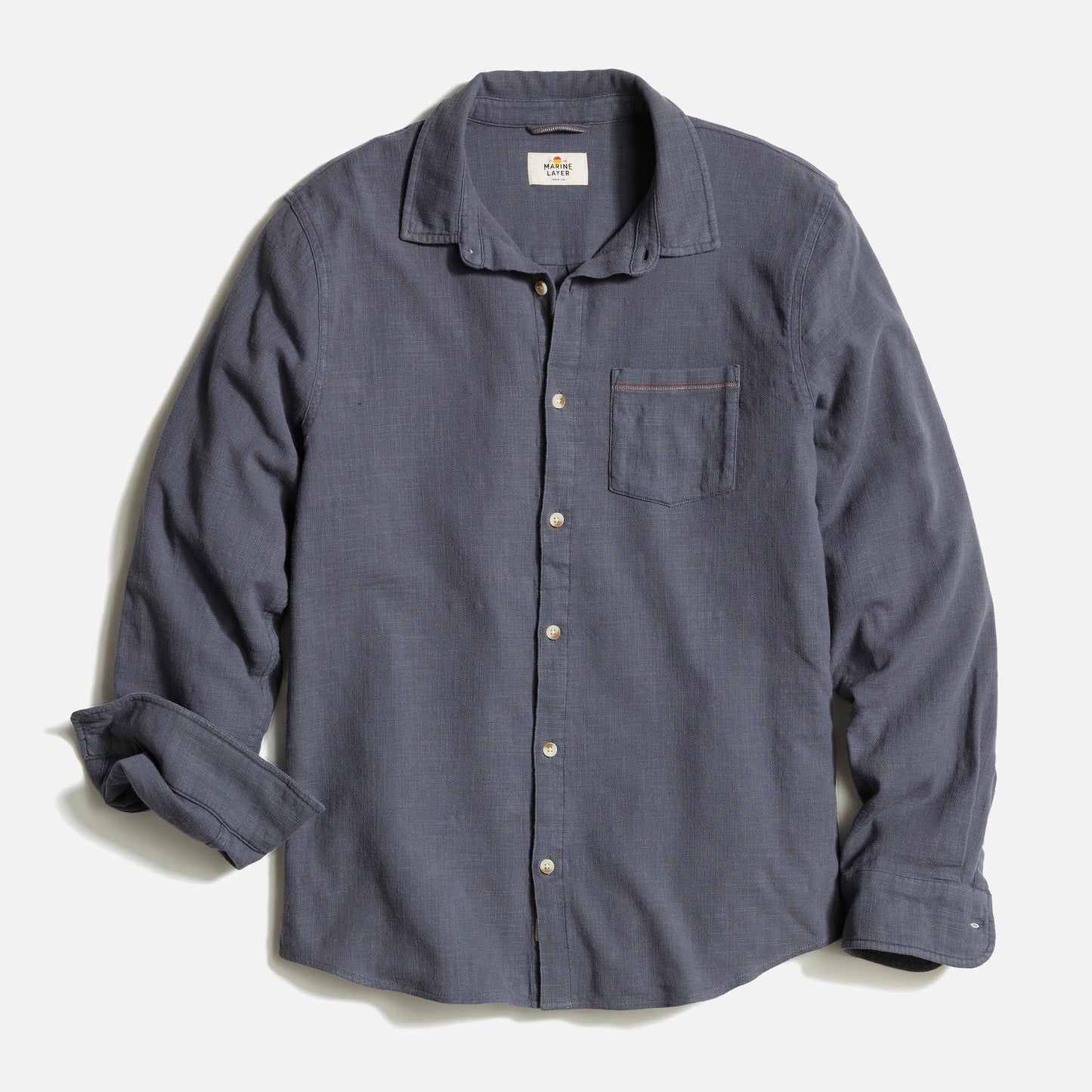 Marine Layer Classic Stretch Selvage Long Sleeve Shirt