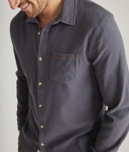 Marine Layer Classic Stretch Selvage Long Sleeve Shirt