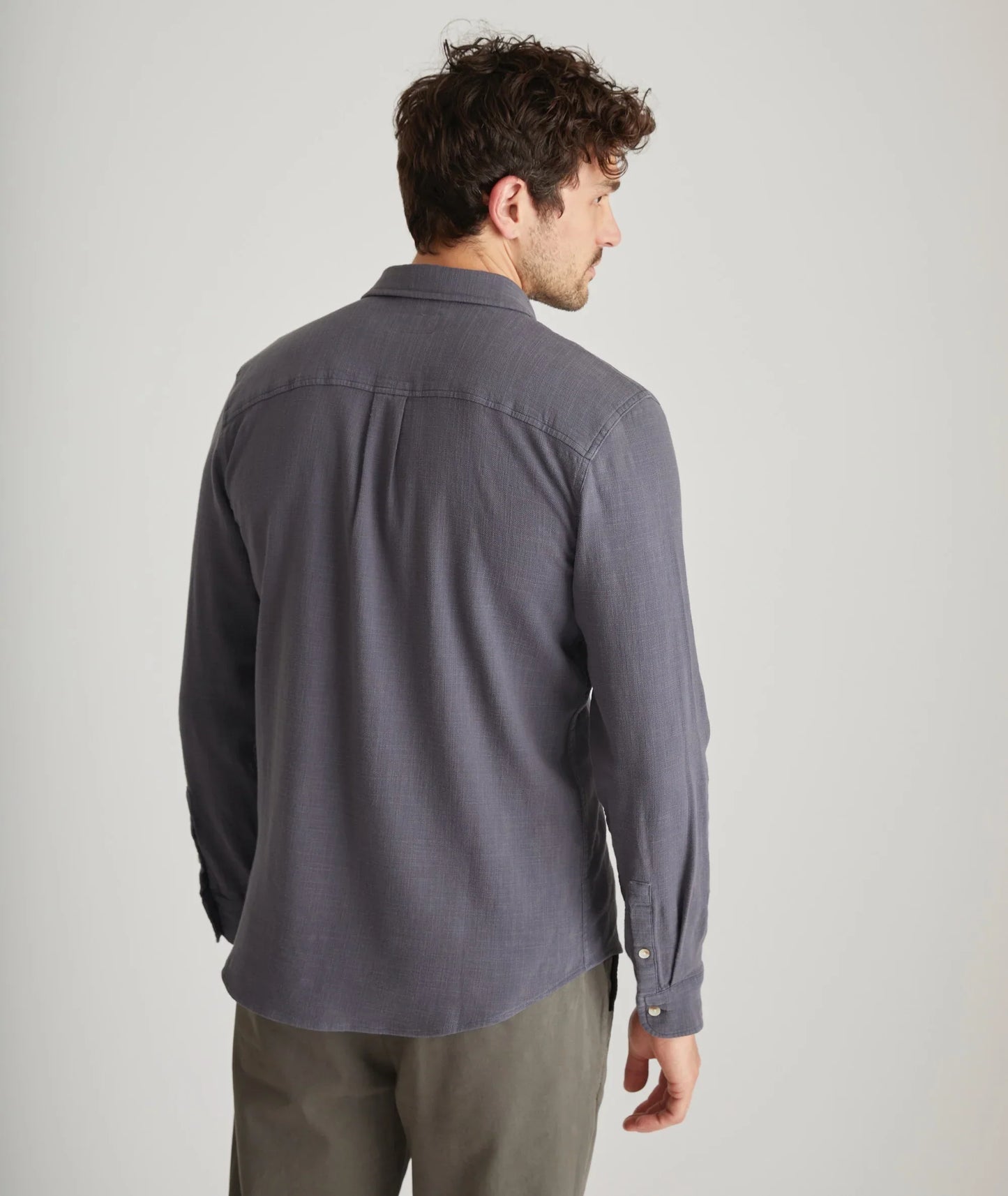 Marine Layer Classic Stretch Selvage Long Sleeve Shirt