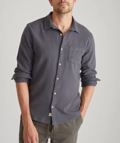 Marine Layer Classic Stretch Selvage Long Sleeve Shirt