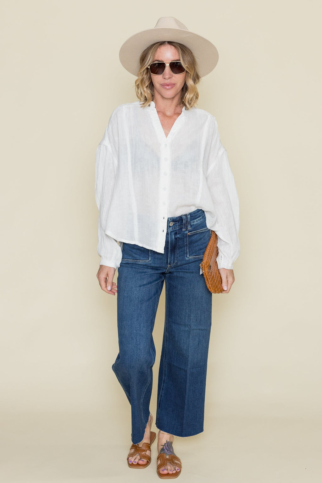 Valley Double Cloth Top