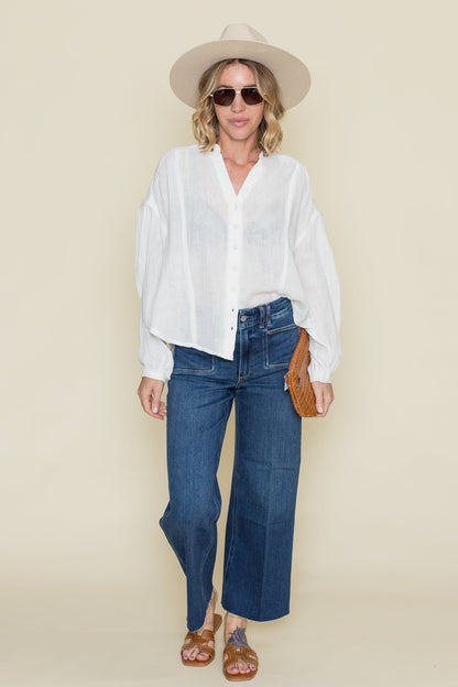Valley Double Cloth Top